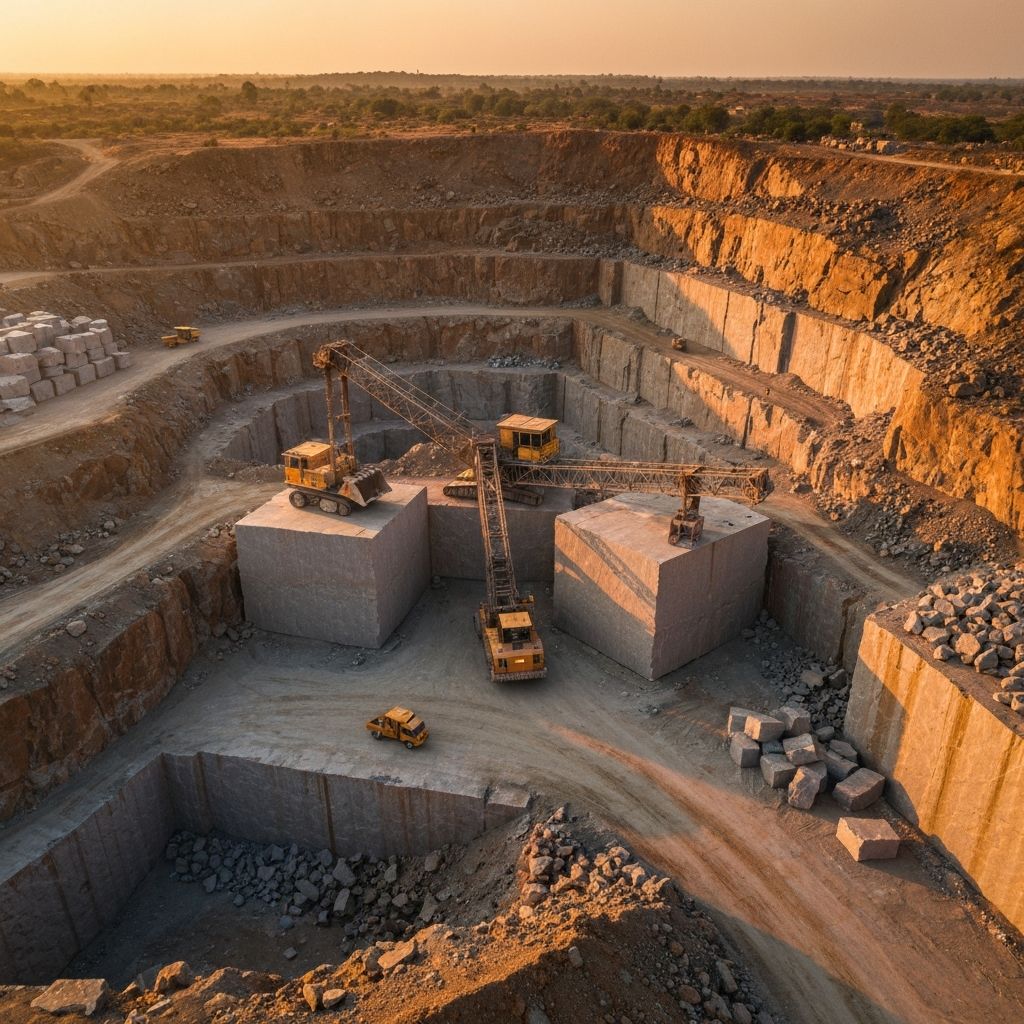 Heera Granites quarry operations